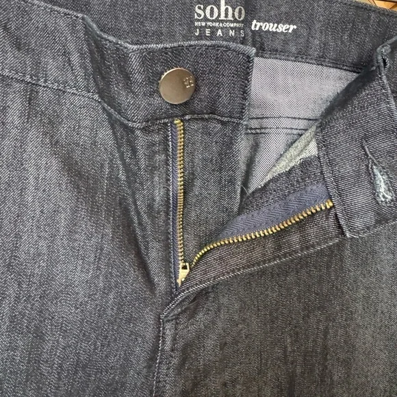 New York & Company Wide Leg Trouser Jeans - Picture 6 of 11